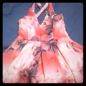 Charlotte Russe floral skater dress